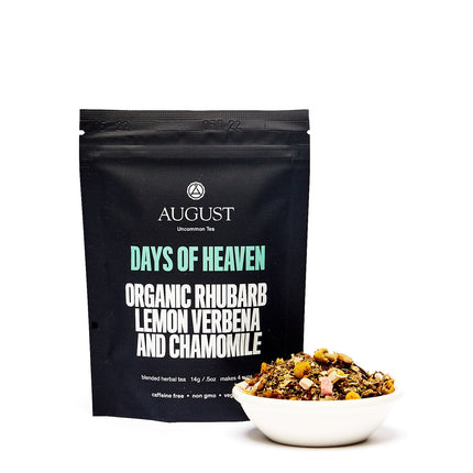 Days of Heaven - Rhubarb Verbena Chamomile Tea (Caffeine Free)