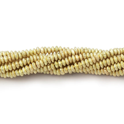 2.5mm Brushed Disc Beads