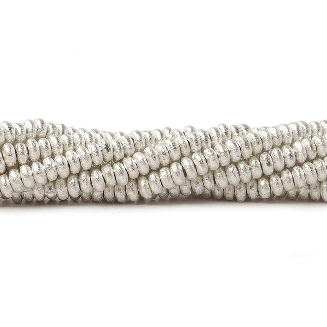 3mm Brushed Disc Beads