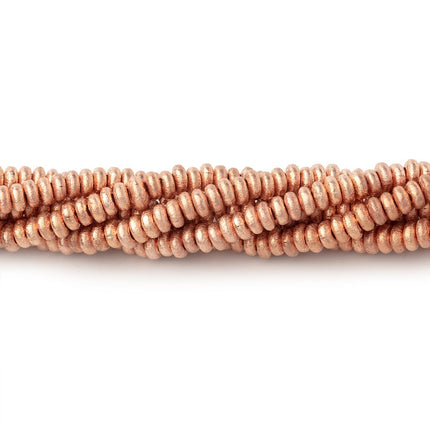 3mm Brushed Disc Beads