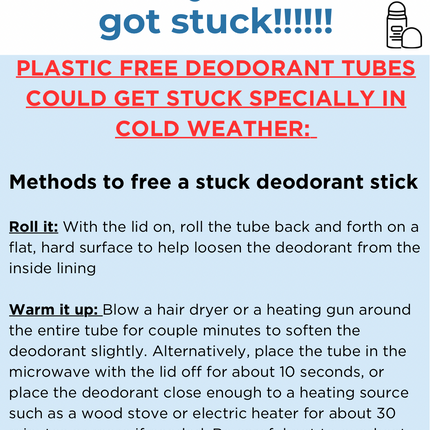 Natural Deodorant - Eucalyptus & Mint